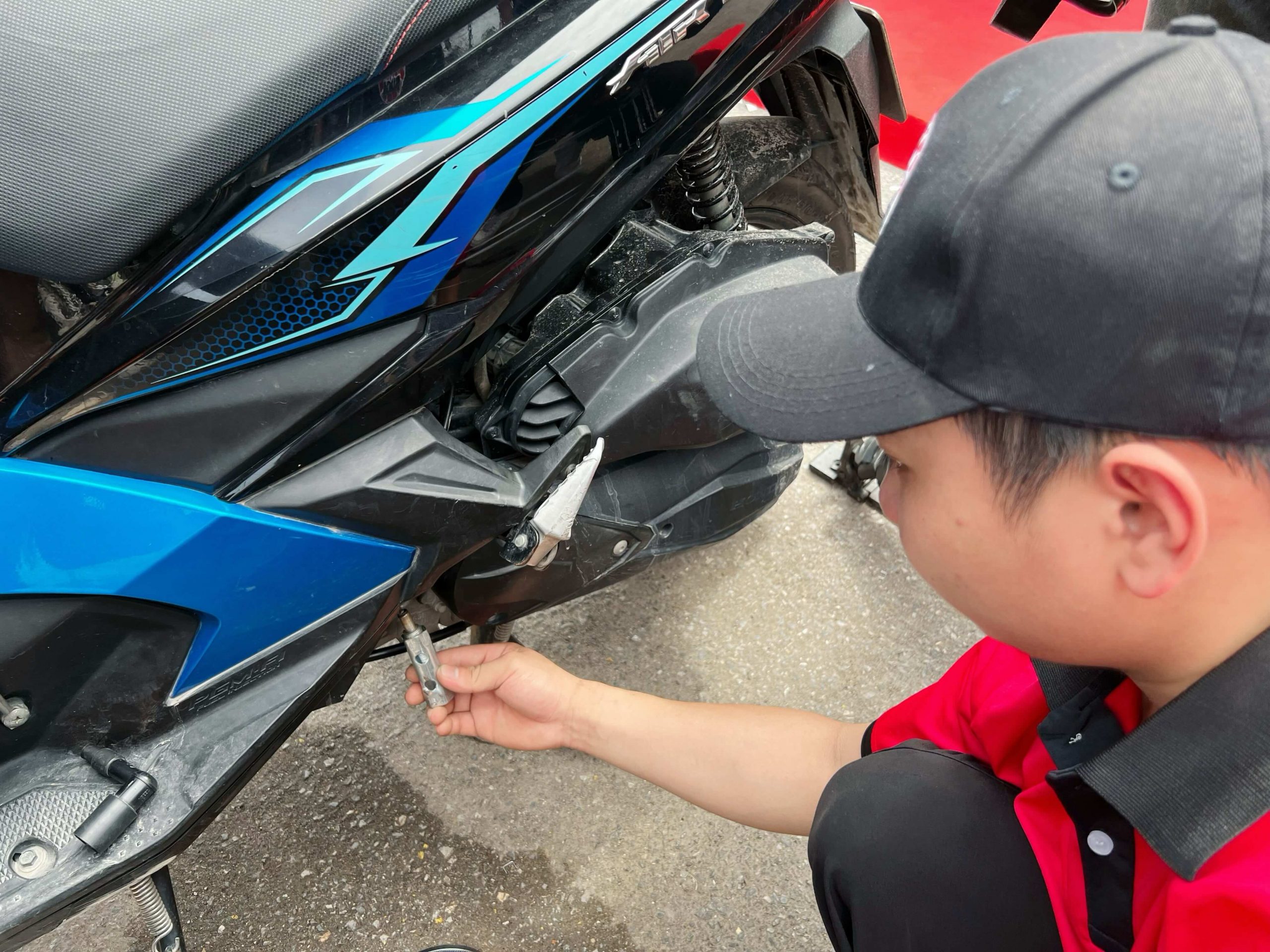 no may de sac binh xe may